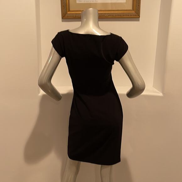 Weekend Max Mara Black Ruched Sheath Dress - Picture 4 of 13